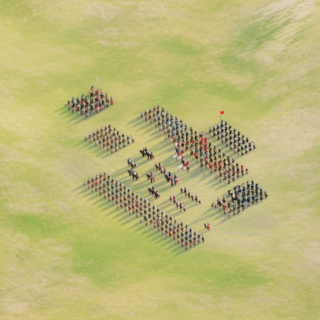 Historical artwork depicting the Battle of Battle of Ankara