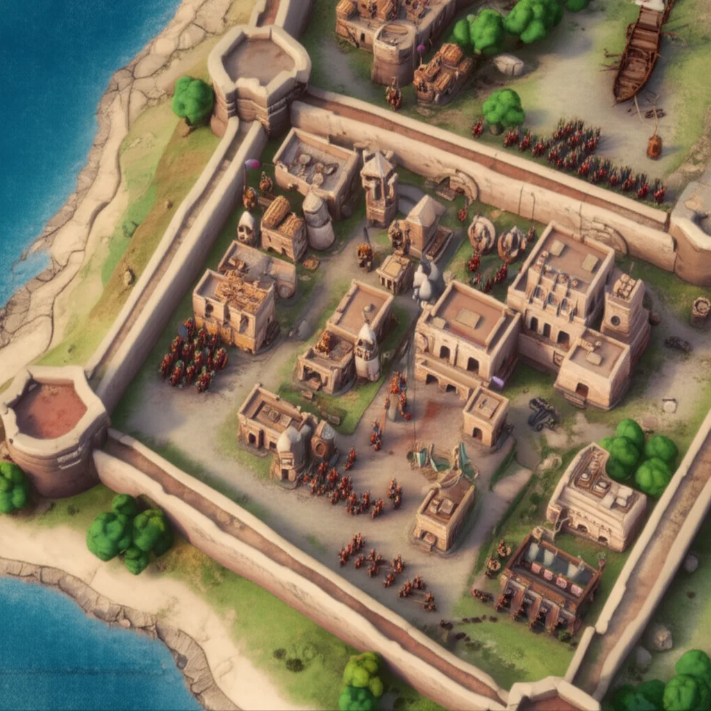 Historical artwork depicting the Battle of Siege of Rhodes