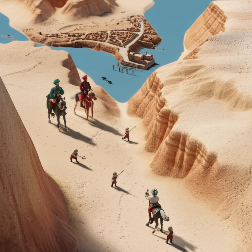 Historical artwork depicting the Battle of Capture of Aqaba