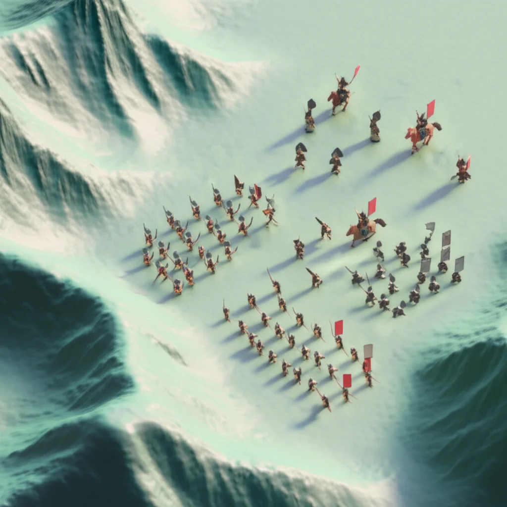 Historical artwork depicting the Battle of Battle of Sekigahara