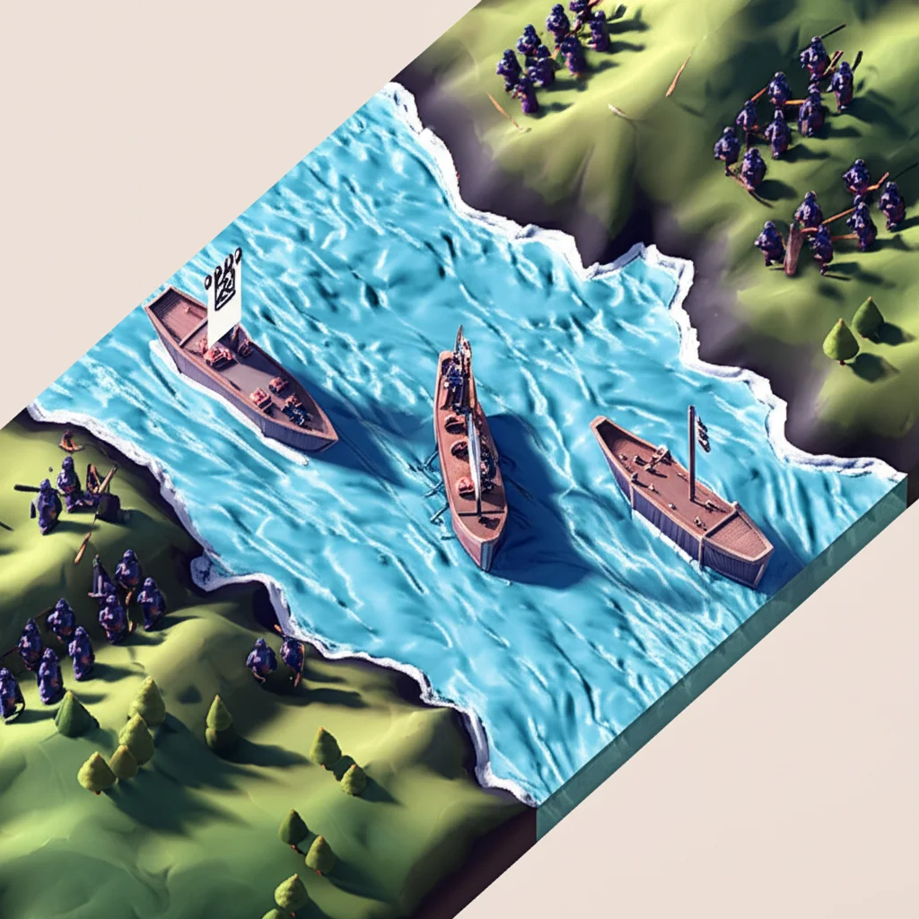 Historical artwork depicting the Battle of Battle of Dan-no-ura