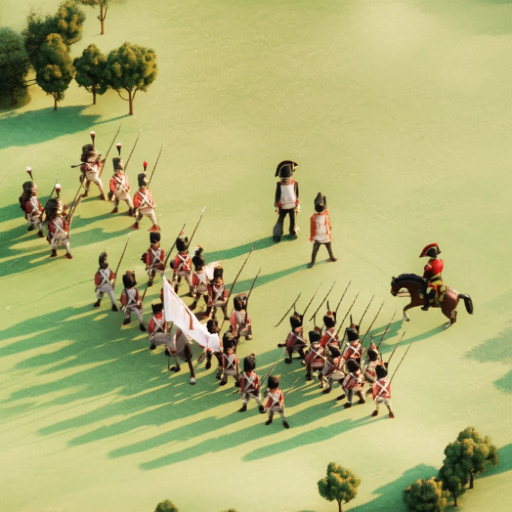 Historical artwork depicting the Battle of Battle of Marengo