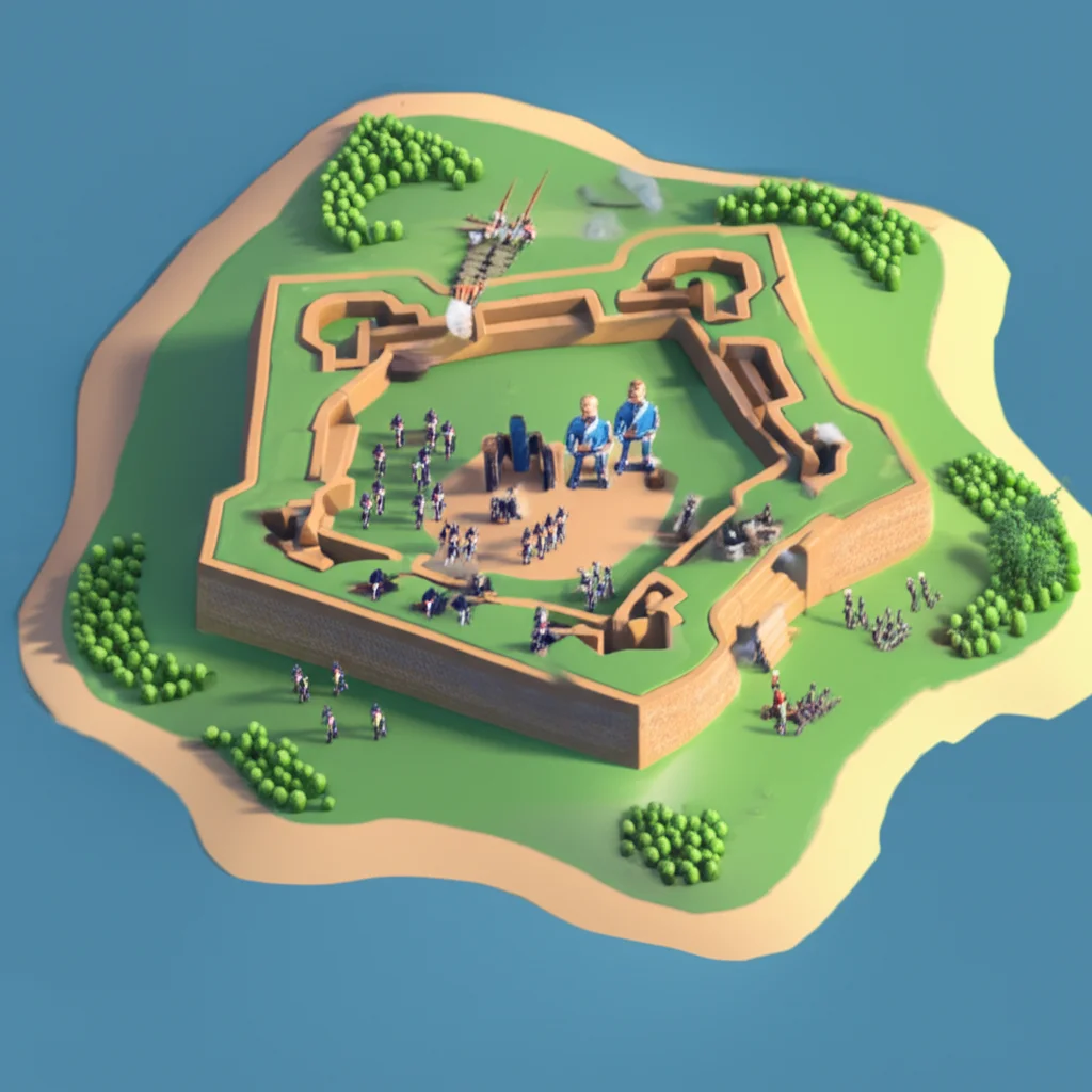 Historical artwork depicting the Battle of Battle of Fort Sumter