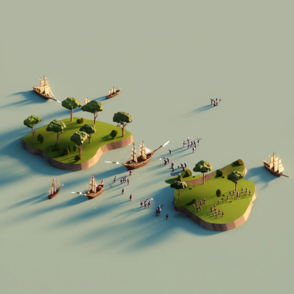 Historical artwork depicting the Battle of Battle of Manila Bay