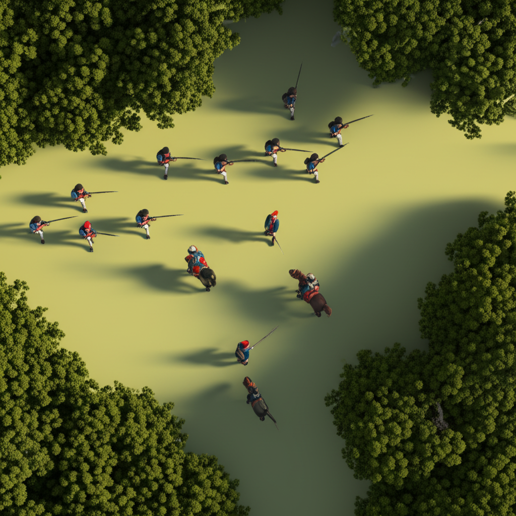 Historical artwork depicting the Battle of Battle of Cerro Cora