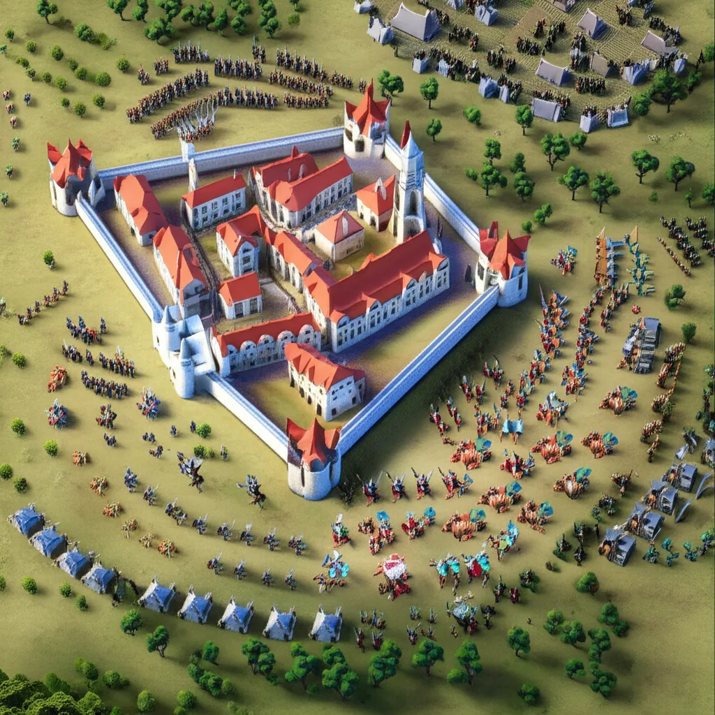 Historical artwork depicting the Battle of Siege of Vienna