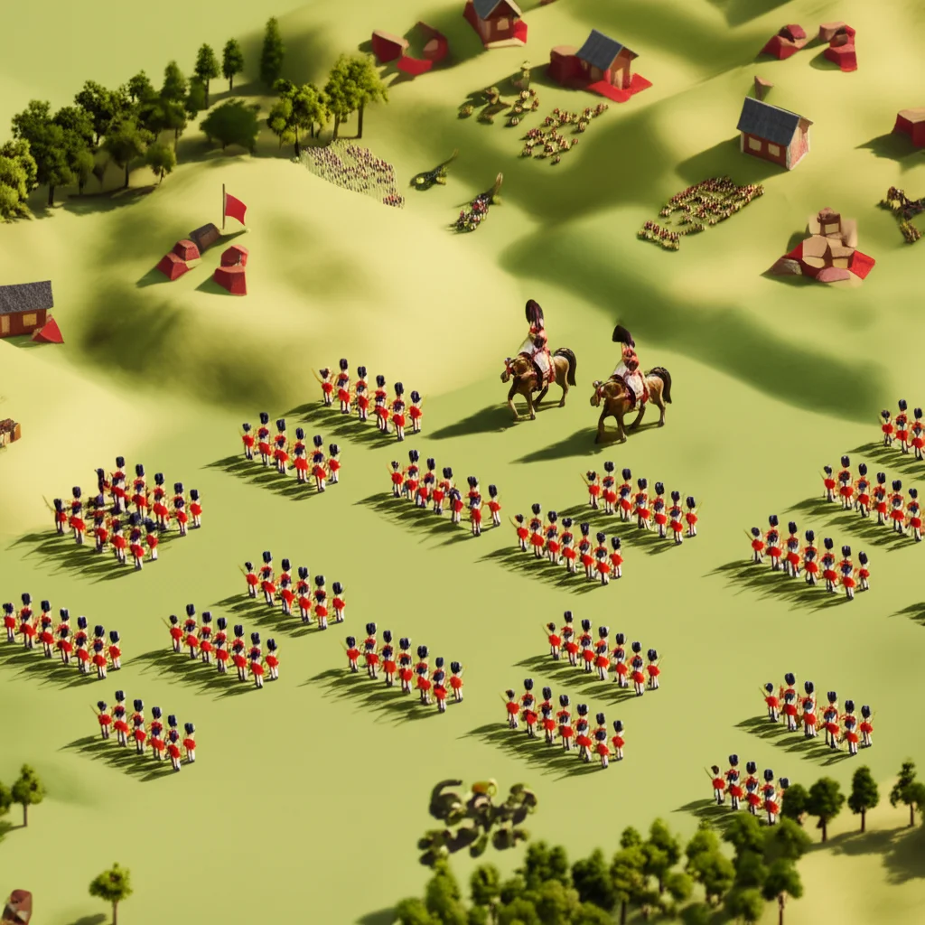 Historical artwork depicting the Battle of Battle of Borodino