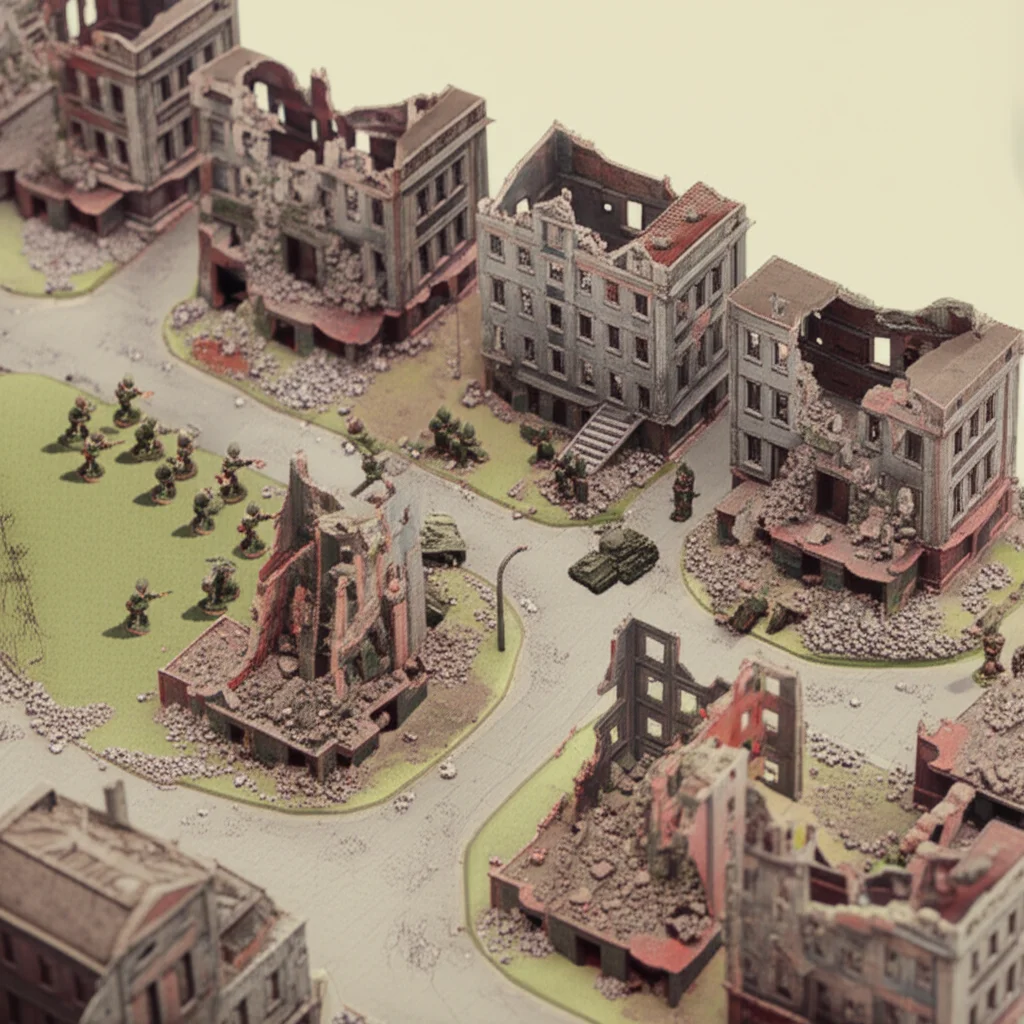 Historical artwork depicting the Battle of Battle of Stalingrad