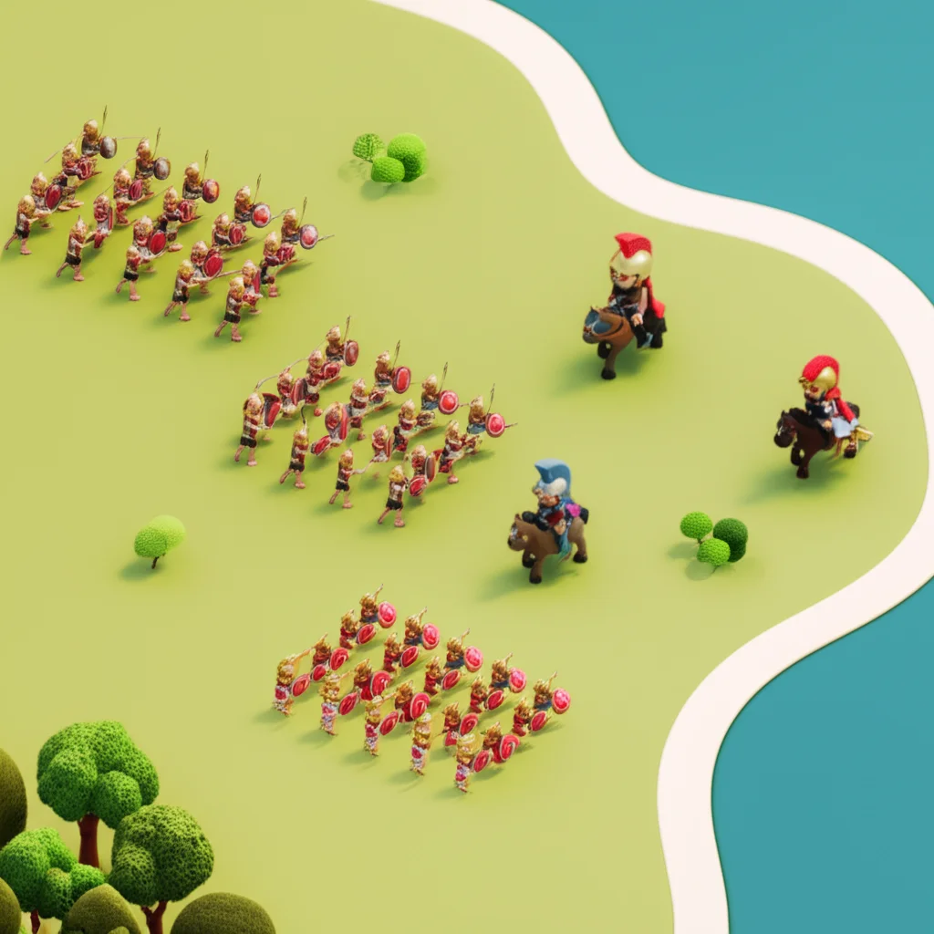 Historical artwork depicting the Battle of Battle of Pydna