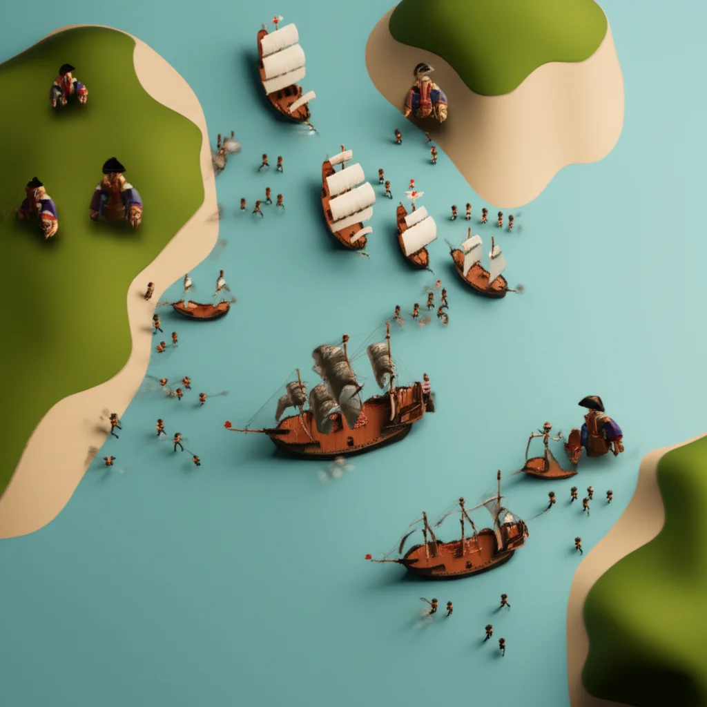 Historical artwork depicting the Battle of Battle of Trafalgar