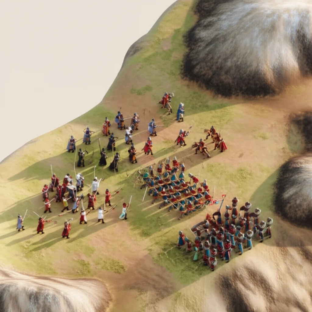 Historical artwork depicting the Battle of Battle of Las Navas de Tolosa