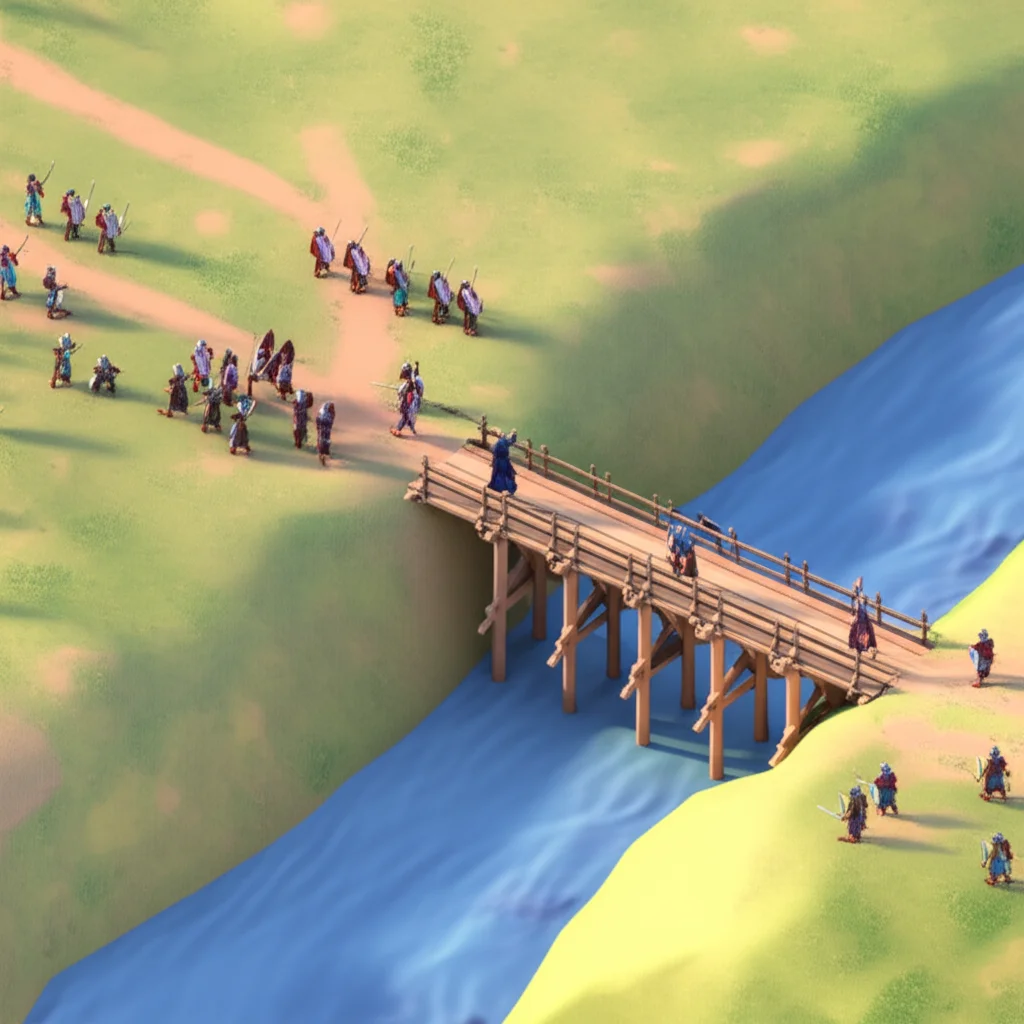 Historical artwork depicting the Battle of Battle of Stirling Bridge