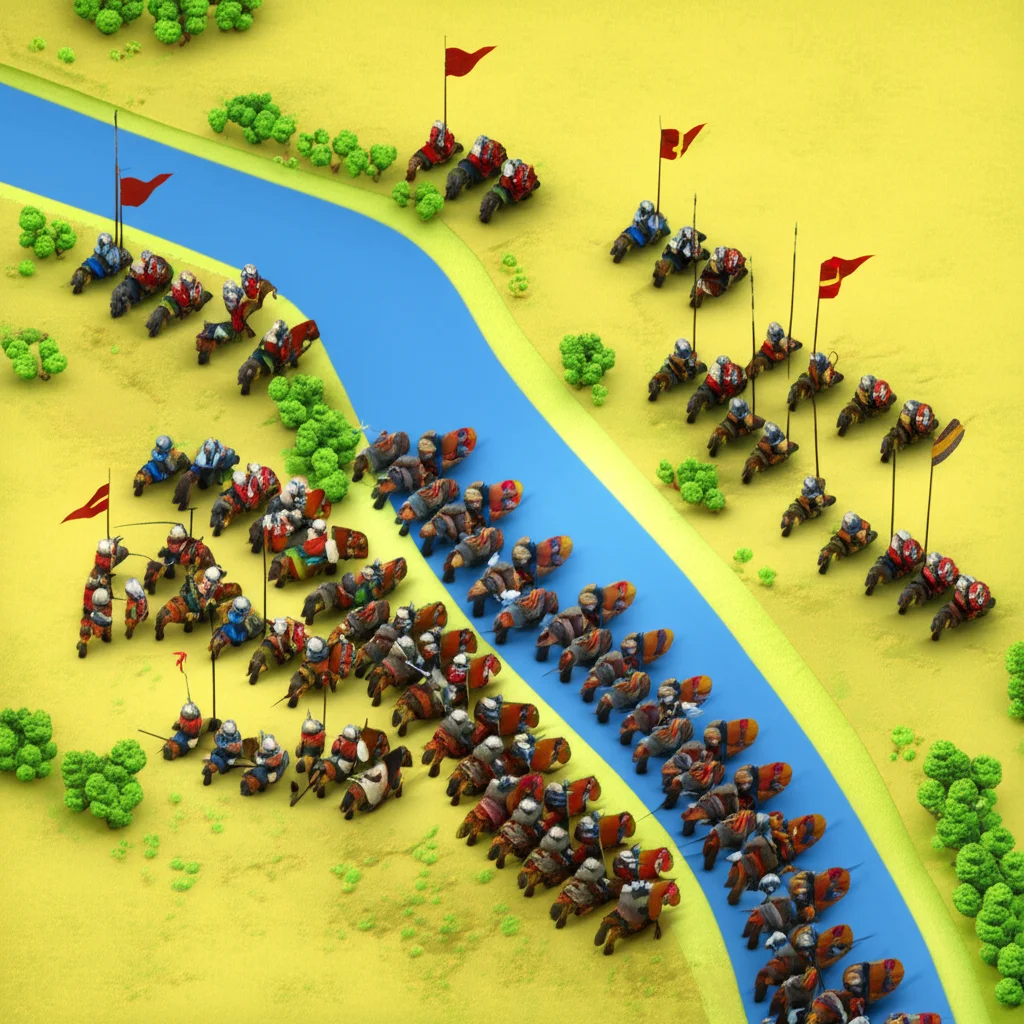 Historical artwork depicting the Battle of Battle of Nicopolis