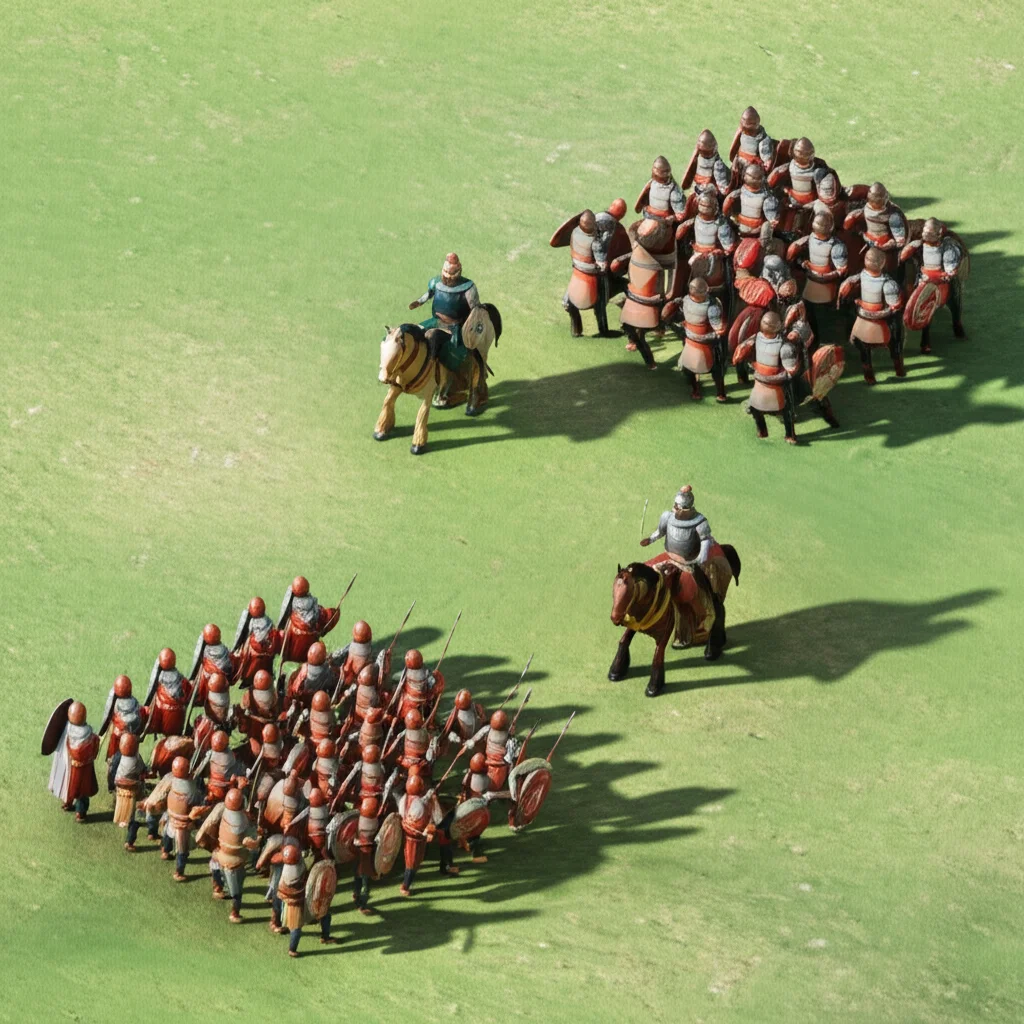 Historical artwork depicting the Battle of Battle of Kosovo