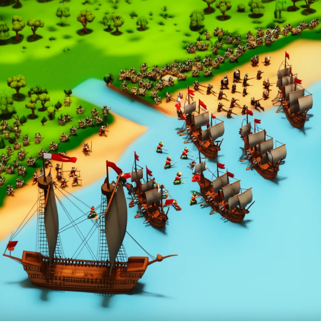 Historical artwork depicting the Battle of Battle of Sluys