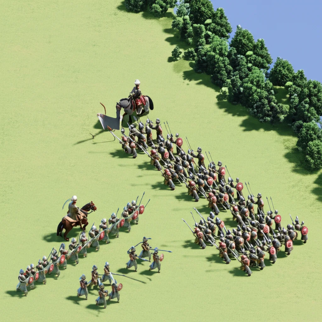 Historical artwork depicting the Battle of Battle of Mohacs